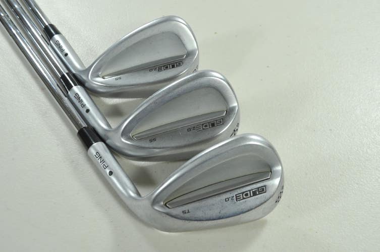 Ping Glide 2.0 SS 50*,54*,58* Wedge Set Black Dot Right KBS Tour Steel  # 199971