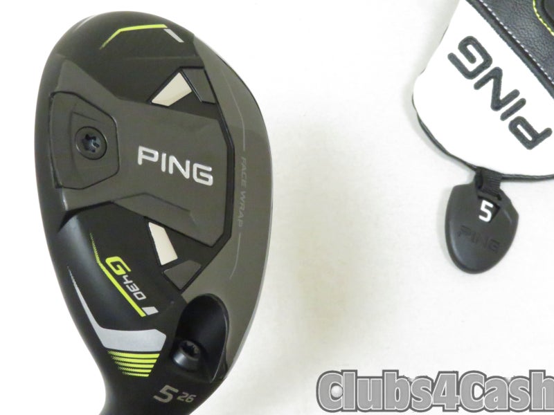 PING G430 Hybrid 26 5H Alta CB 70 Black Stiff Flex +Cover & Tool .. MINT