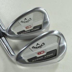 Callaway Mack Daddy CB 54*-14, 60*-12 Wedge Set Right Steel # 199945