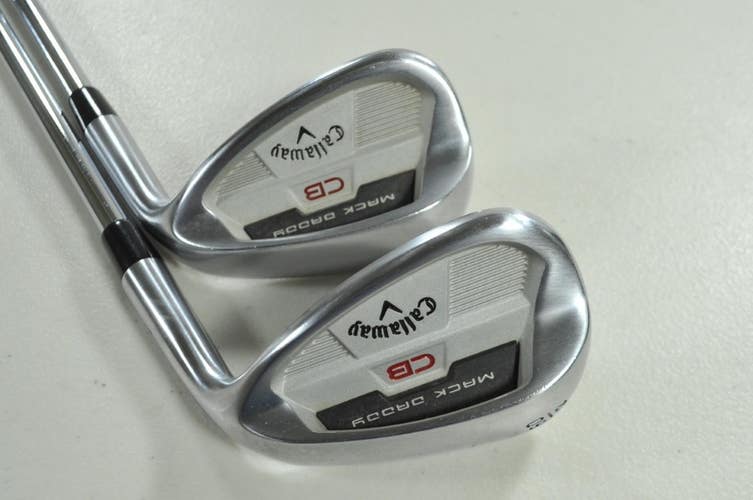 Callaway Mack Daddy CB 54*-14, 60*-12 Wedge Set Right Steel # 199945