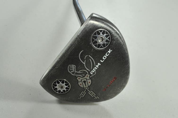 Odyssey V-Line Arm Lock 40" Putter Right Steel # 199339