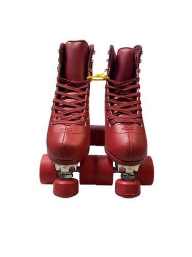 Used USA C7 Senior Roller Quad Skates Maroon Senior 8 11706-S000358753