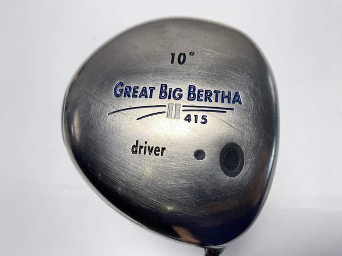 Callaway Great Big Bertha II 415 Driver 10* GBB System 60 60g Firm Mens RH