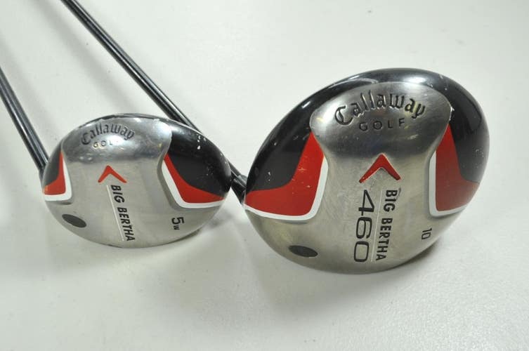 Callaway Big Bertha 460 2007 10* Driver and #5 Fairway Wood Set Senior  # 200013