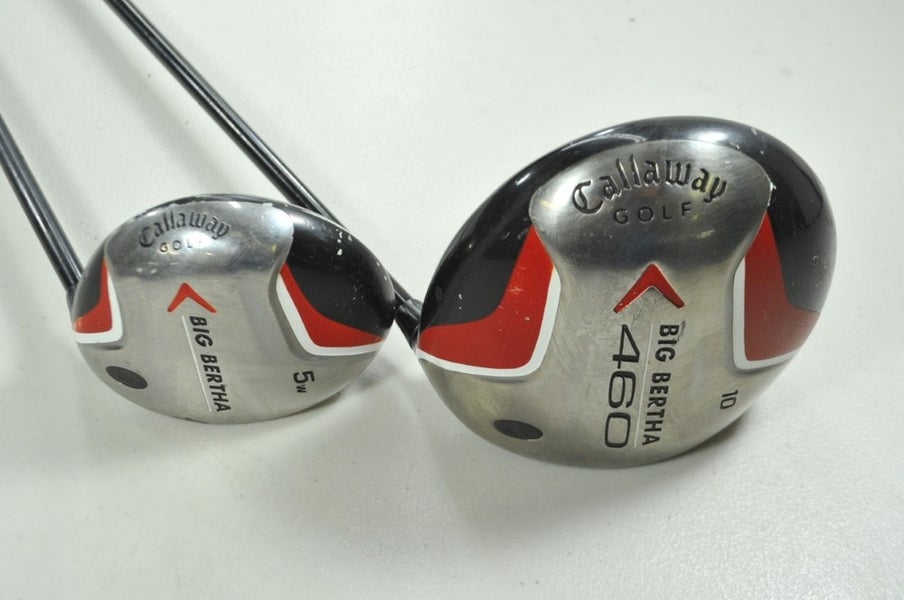 Callaway Big Bertha 460 2007 10* Driver and #5 Fairway Wood Set Senior  # 200013