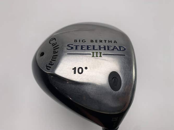Callaway Steelhead III Driver 10* System III Regular Graphite Mens RH-Rattle