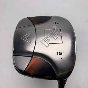Callaway FT-i Squareway 3 Fairway Wood 15* Fujikura Fit On M Regular Mens RH