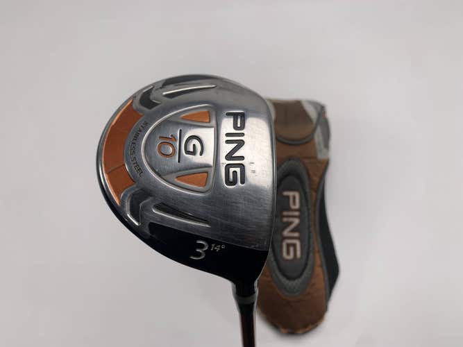 Ping G10 3 Fairway Wood 14* TFC 129 F Stiff Graphite Mens RH HC