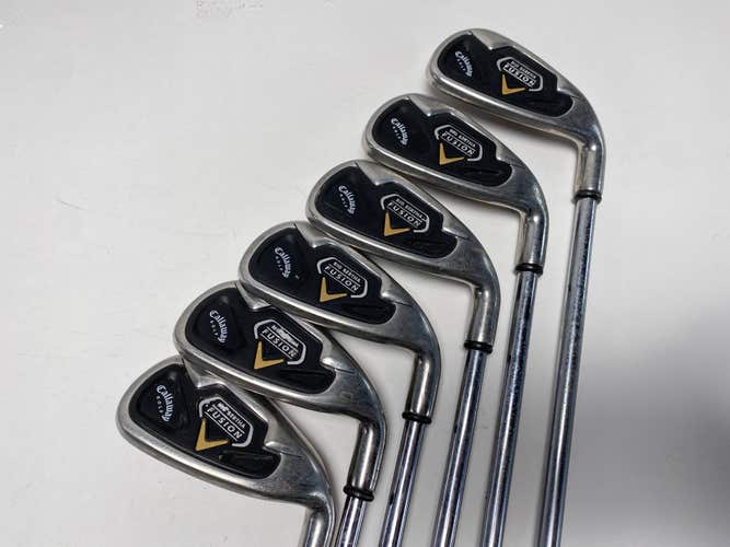 Callaway Big Bertha Fusion Iron Set 5-PW Nippon 990 Uniflex RH Midsize Grips