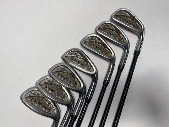 Tommy Armour 845 S Titanium Face Iron Set 3-PW G Force Stiff Graphite RH - No 7