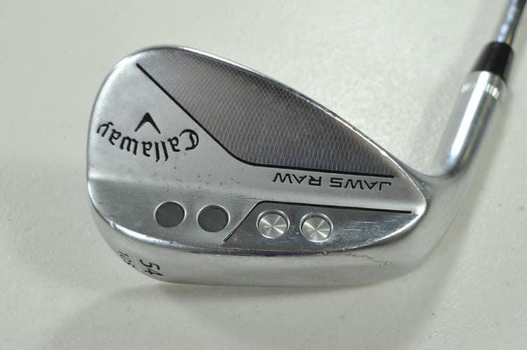 LEFT HANDED Callaway Jaws Raw Chrome 54*-10S Wedge DG Spinner Steel  # 200067