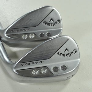 Callaway Jaws Raw Chrome 54*, 58* Wedge Set Right DG Spinner 115g Steel # 200055