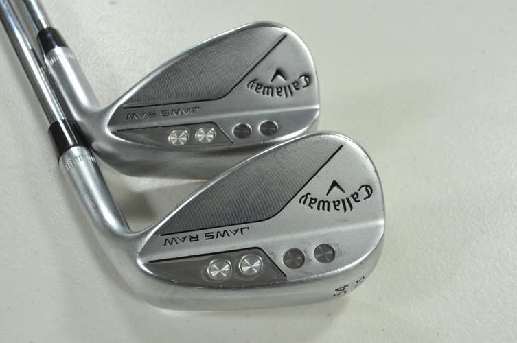 Callaway Jaws Raw Chrome 54*, 58* Wedge Set Right DG Spinner 115g Steel # 200055