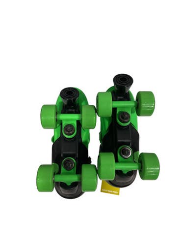 Used RollerDerby SKATES Junior Roller Quad Skates Green Adjustable 11847-S000027948
