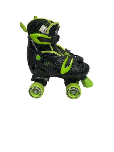 Used RollerDerby SKATES Junior Roller Quad Skates Green Adjustable 11847-S000027942