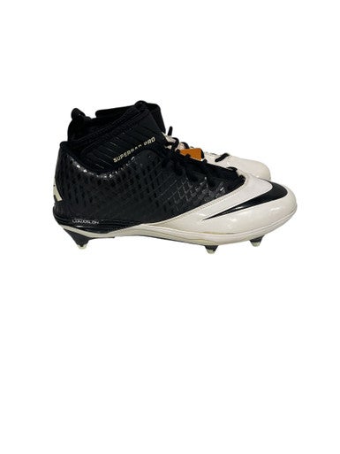 Used Nike Adult FB Cleats Black And White Senior 11.5 11847-S000027876