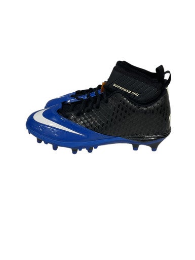 Used Nike Adult FB Cleats Black And Royal Blue Senior 12 11847-S000027867