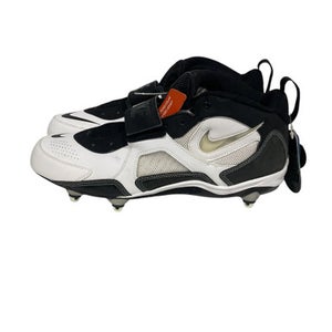 Used Nike Adult FB Cleats Black And White Senior 12 11847-S000027865
