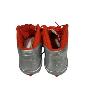 Used Nike Adult FB Cleats Orange And Grey Senior 12.5 11847-S000027860