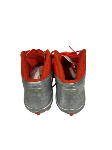 Used Nike Adult FB Cleats Orange And Grey Senior 12.5 11847-S000027860