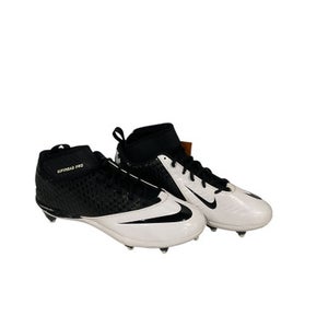 Used Nike Adult FB Cleats Black And White Senior 12.5 11847-S000027854
