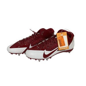 Used Nike Adult FB Cleats Red And White Senior 12.5 11847-S000027853