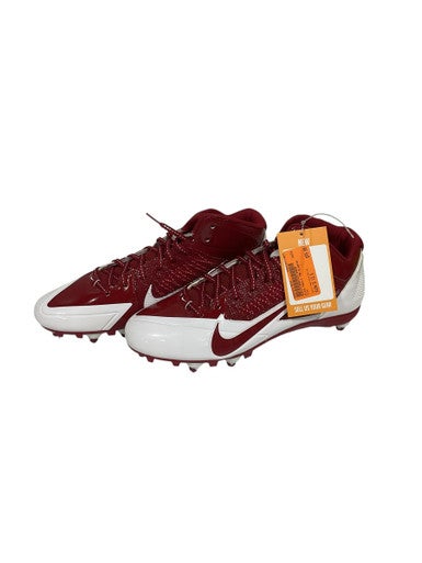Used Nike Adult FB Cleats Red And White Senior 12.5 11847-S000027853