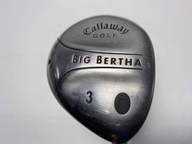 Callaway Big Bertha 2004 3 Fairway Wood 15* RCH 75w 75g Regular Graphite Mens RH