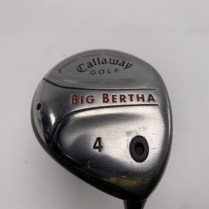 Callaway Big Bertha 2004 4 Fairway Wood 17* Aldila NVS 65g Stiff Mens RH