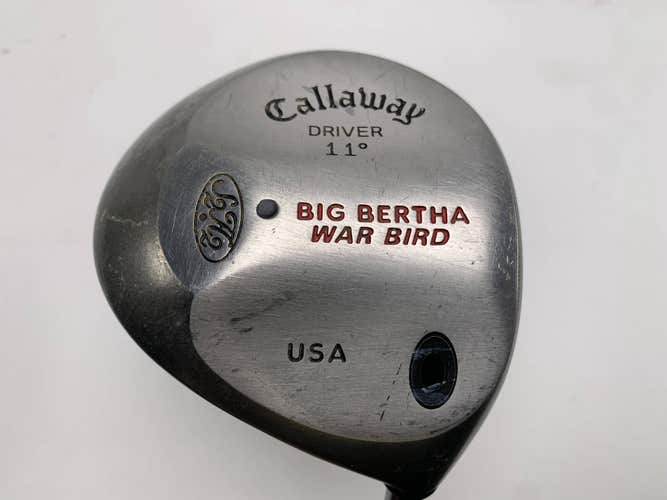 Callaway Big Bertha Warbird Driver 11* RCH 90 Firm Graphite Mens RH
