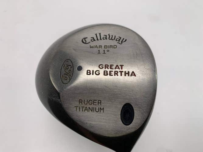 Callaway Big Bertha Warbird Driver 11* BB UL Firm Graphite Mens RH
