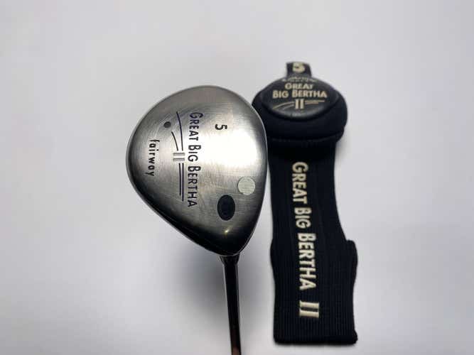 Callaway Great Big Bertha II 5 Fairway Wood 18* GBB System 60 60g Firm RH HC