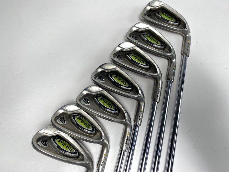 Ping Rapture Iron Set 4-9+LW Yellow Dot AWT Stiff Steel RH Midsize Grips - NO PW
