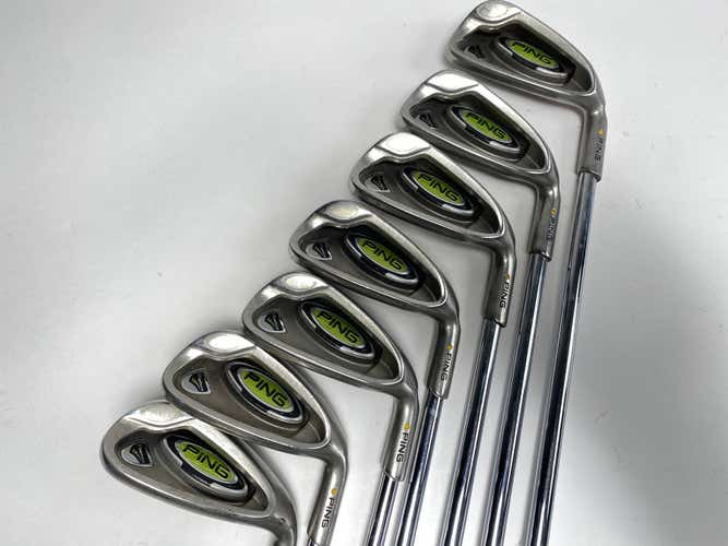 Ping Rapture Iron Set 4-9+LW Yellow Dot AWT Stiff Steel RH Midsize Grips - NO PW