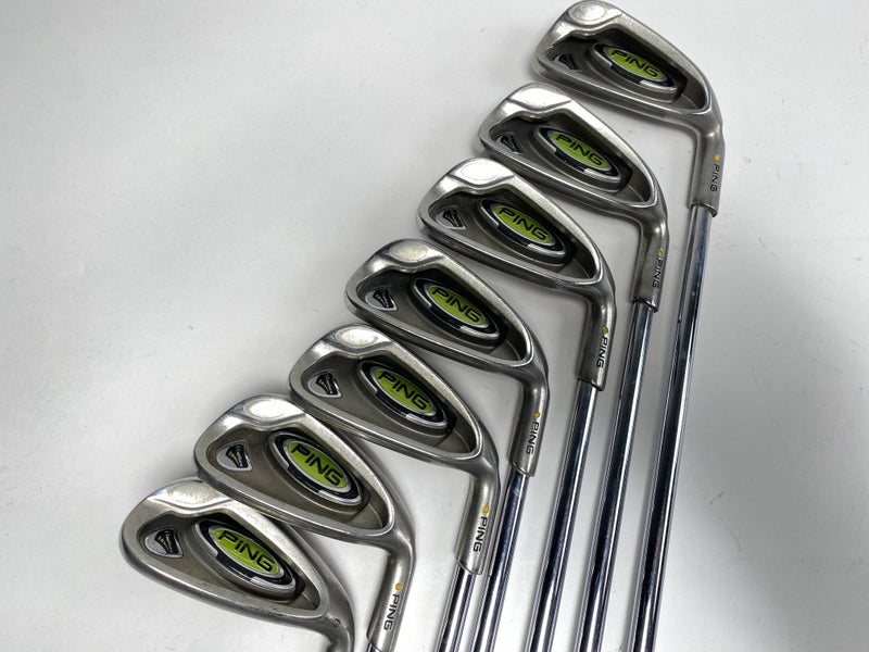 Ping Rapture Iron Set 4-9+LW Yellow Dot AWT Stiff Steel RH Midsize Grips - NO PW