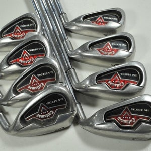 Callaway Big Bertha 2006 4-PW,SW Iron Set Right Uniflex Steel  # 198338