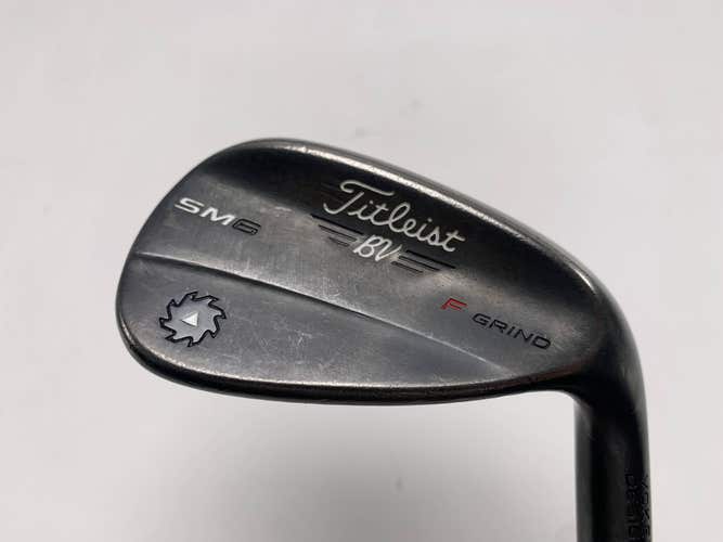 Titleist Vokey SM6 Jet Black Gap Wedge GW 50* 8 Bounce Wedge Steel Mens RH