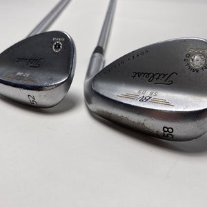 Titleist Vokey Spin Milled SM4 Chrome Wedge Set 52* 8 | 58* 9 Wedge Mens RH