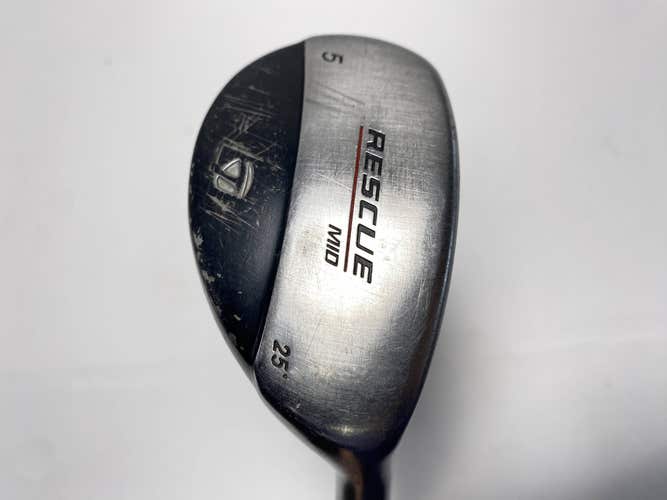 TaylorMade Rescue Mid 5 Hybrid 25* Regular Steel Mens RH