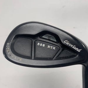 Cleveland 588 RTX CB Black Satin Wedge 50* 10 Bounce TT DG Wedge Steel Mens RH