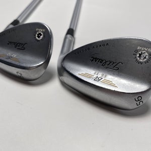 Titleist Vokey Spin Milled SM4 Chrome Wedge Set 52* 12 | 56* 11 Wedge Mens RH