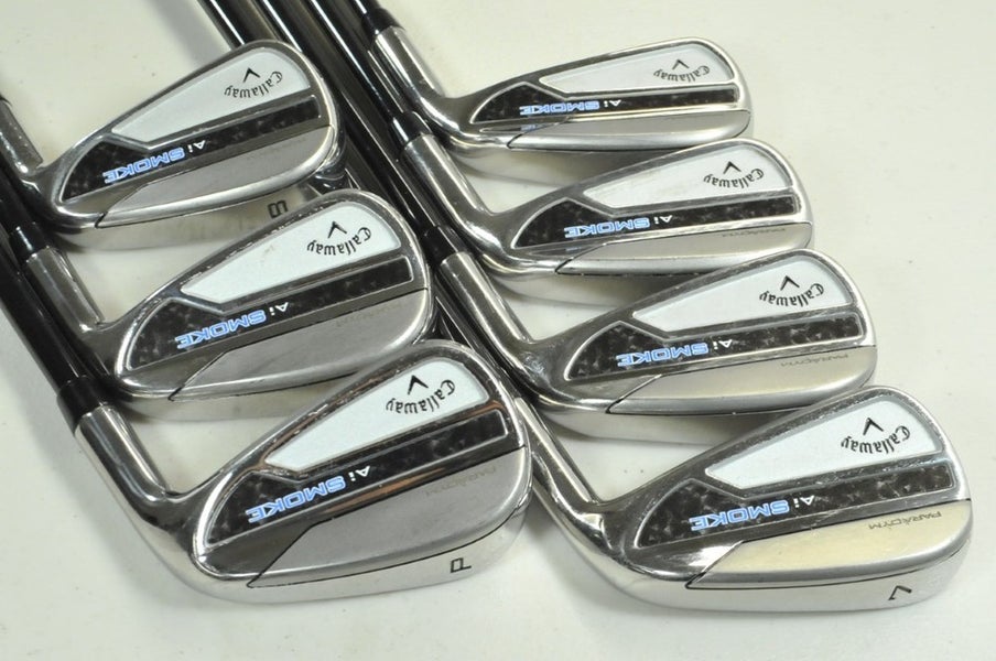 Callaway Paradym Ai Smoke 4-PW Iron Set Stiff Right Tensei White Graphite 200121