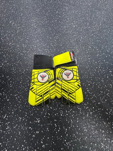 Used GK ICON Soccer Goalie Gloves Yellow 5 11849-S000029943