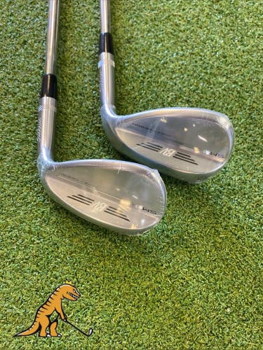 New Titleist Vokey SM9 Tour Chrome Wedge Set 56*, 60* BV Steel Wedge Flex