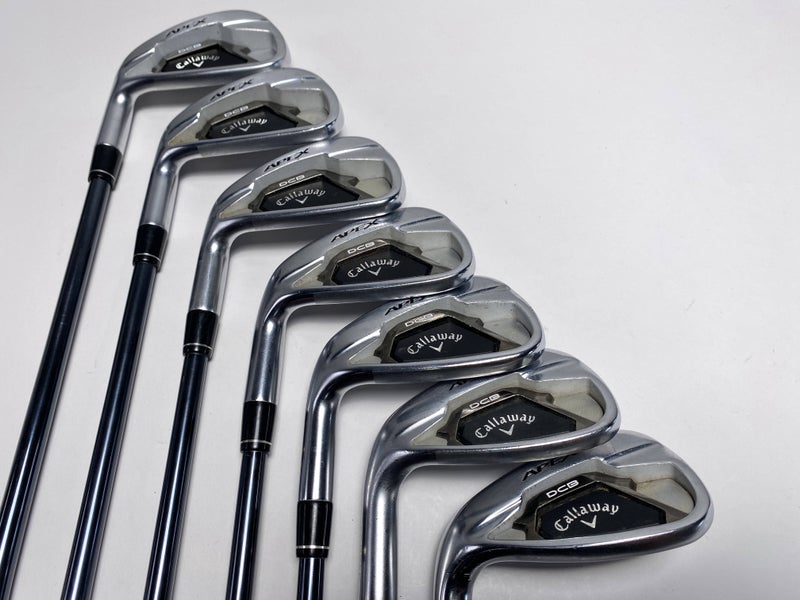 Callaway Apex DCB 21 Iron Set 5-PW+GW UST Mamiya Recoil Dart F2 65g Senior LH