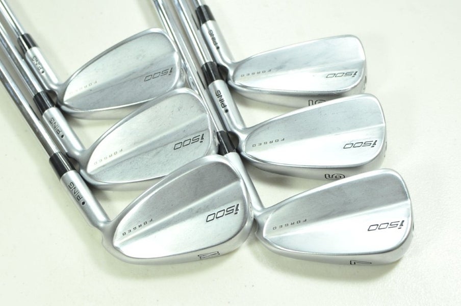 Ping i500 5-W Iron Set Stiff Flex Black Dot Right KBS Tour Steel # 199961
