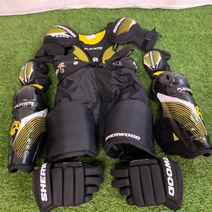 Youth L/XL Sher-Wood Playrite Starter Kit (Used)