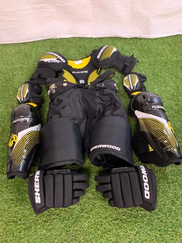 Youth L/XL Sher-Wood Playrite Starter Kit (Used)
