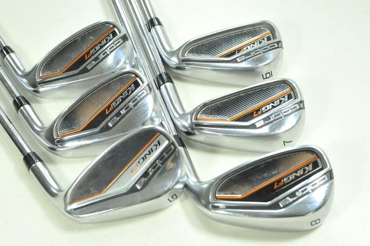 Cobra King F7 6-PW,GW Iron Set Right Regular Flex Steel  # 200090
