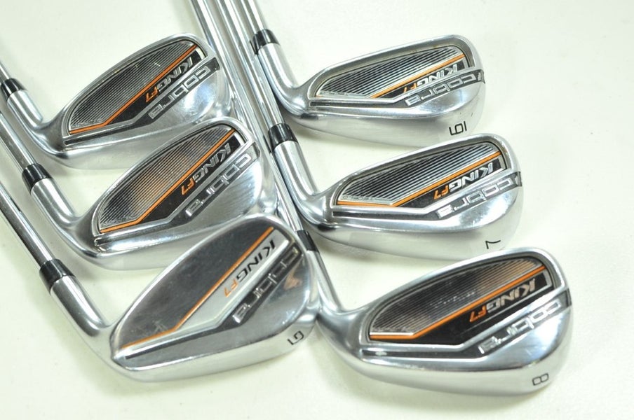 Cobra King F7 6-PW,GW Iron Set Right Regular Flex Steel  # 200090